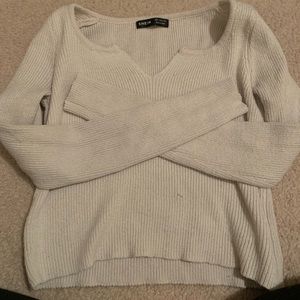Small white long sleeve shirt